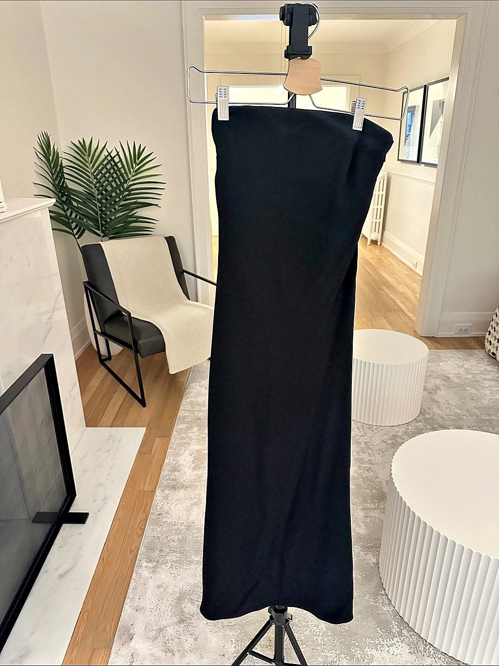 Babaton Formal Crepette Black Maxi Dress Size XS Like New